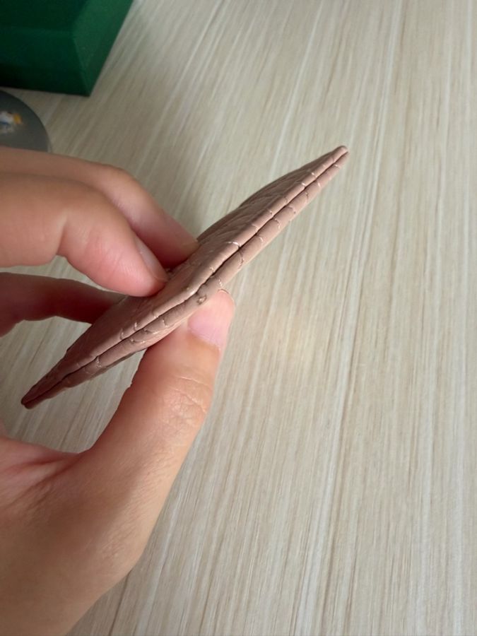 Dior 心心粉紅色卡片套-3