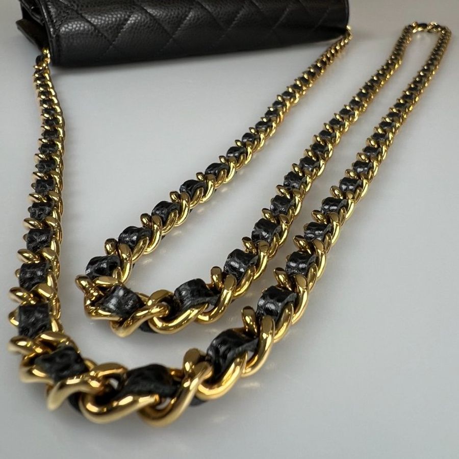 CHANEL WOC包荔枝黑金 AP0250/晶片款-13