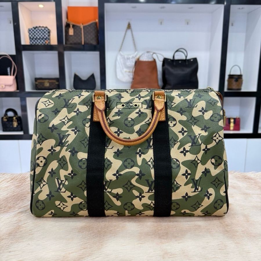 LV 村上隆限量迷彩speedy35-2