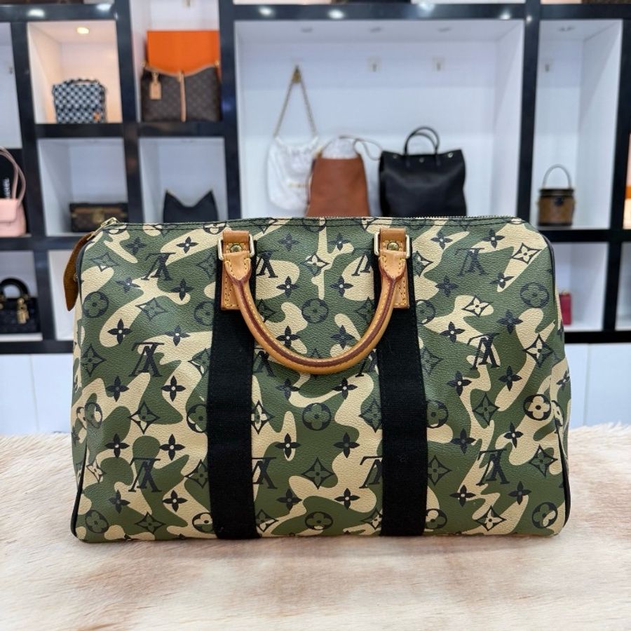LV 村上隆限量迷彩speedy35-4