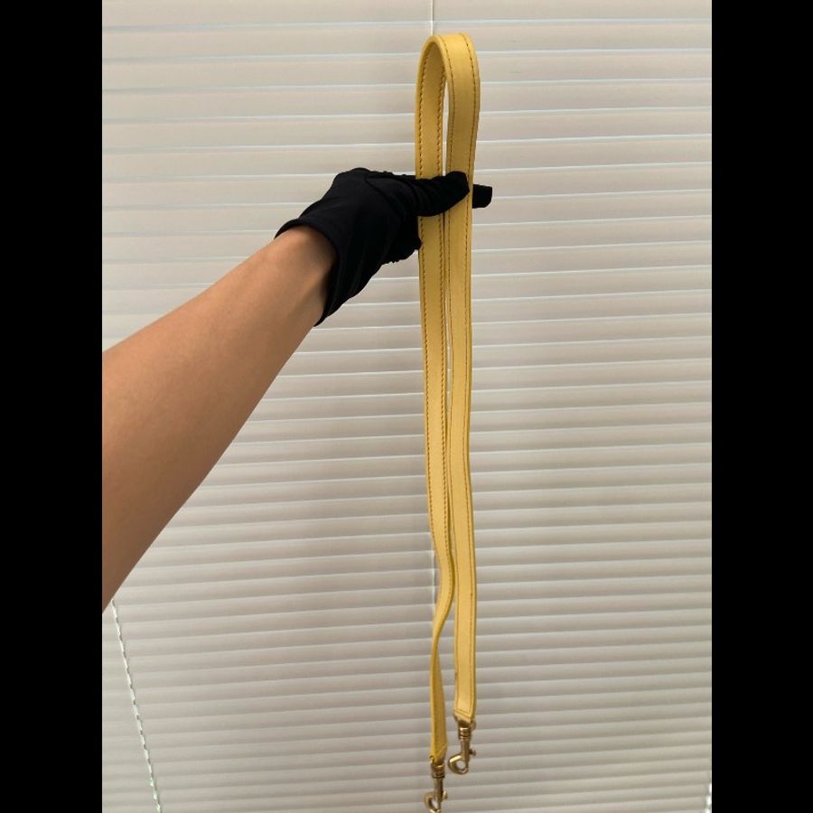二手98新 Celine/賽琳 Luggage系列黃色牛皮笑臉 經典笑臉-7