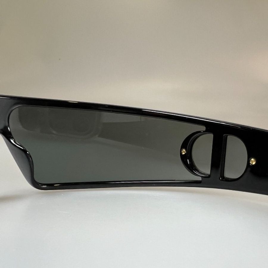 DIOR VeryDior 鏡腳金CD髮箍造型黑墨鏡-7