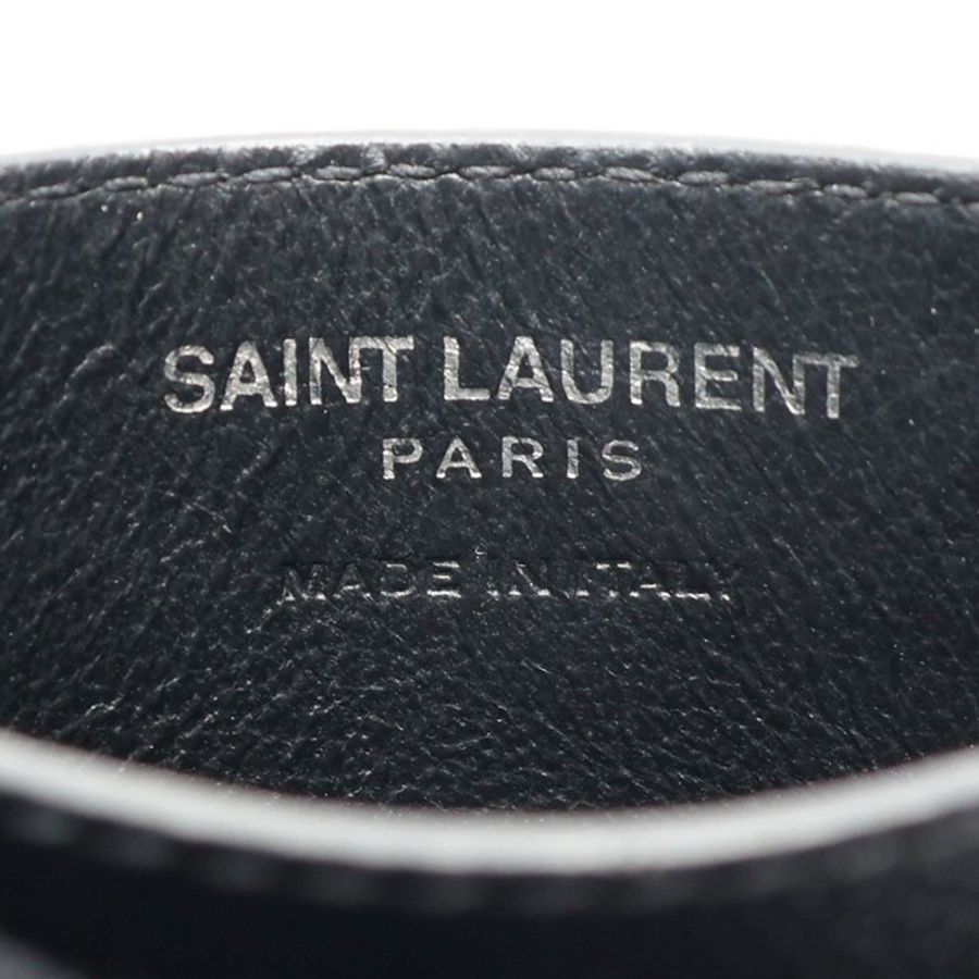 黑色牛皮 CASSANDRE MATELASSE 卡夾 名片夾【SAINT LAURENT YSL 聖羅蘭】 423291-3