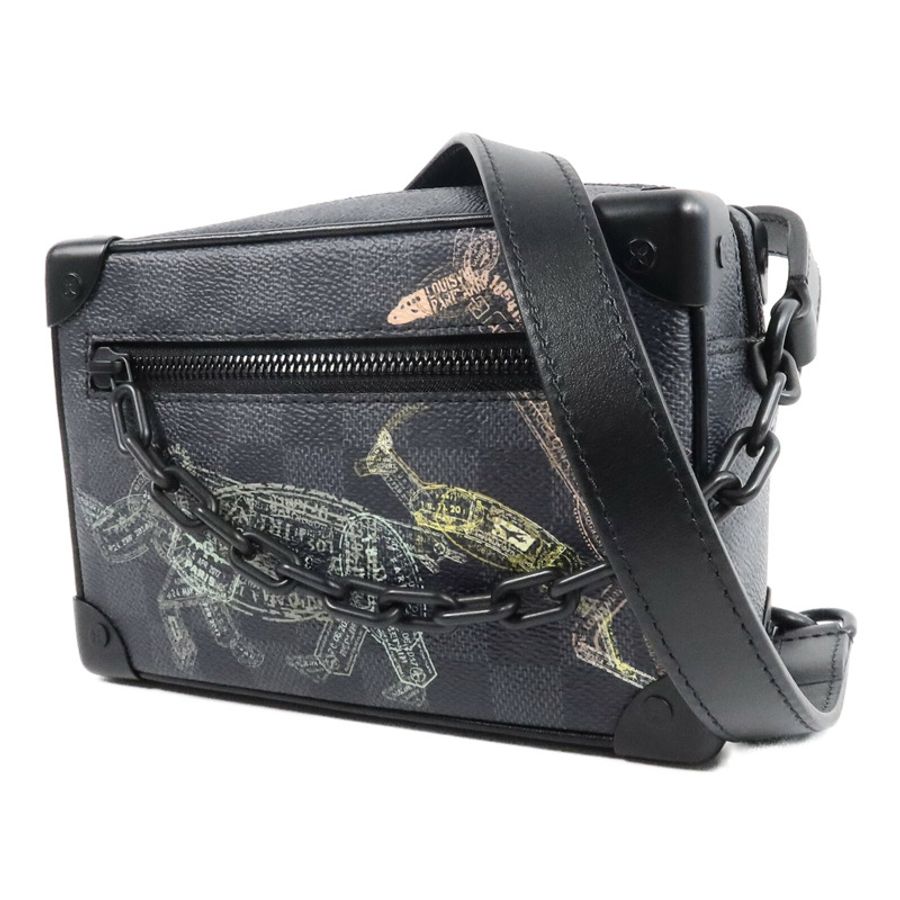 LOUIS VUITTON Damier Graphite Soft Trunk肩背袋-2