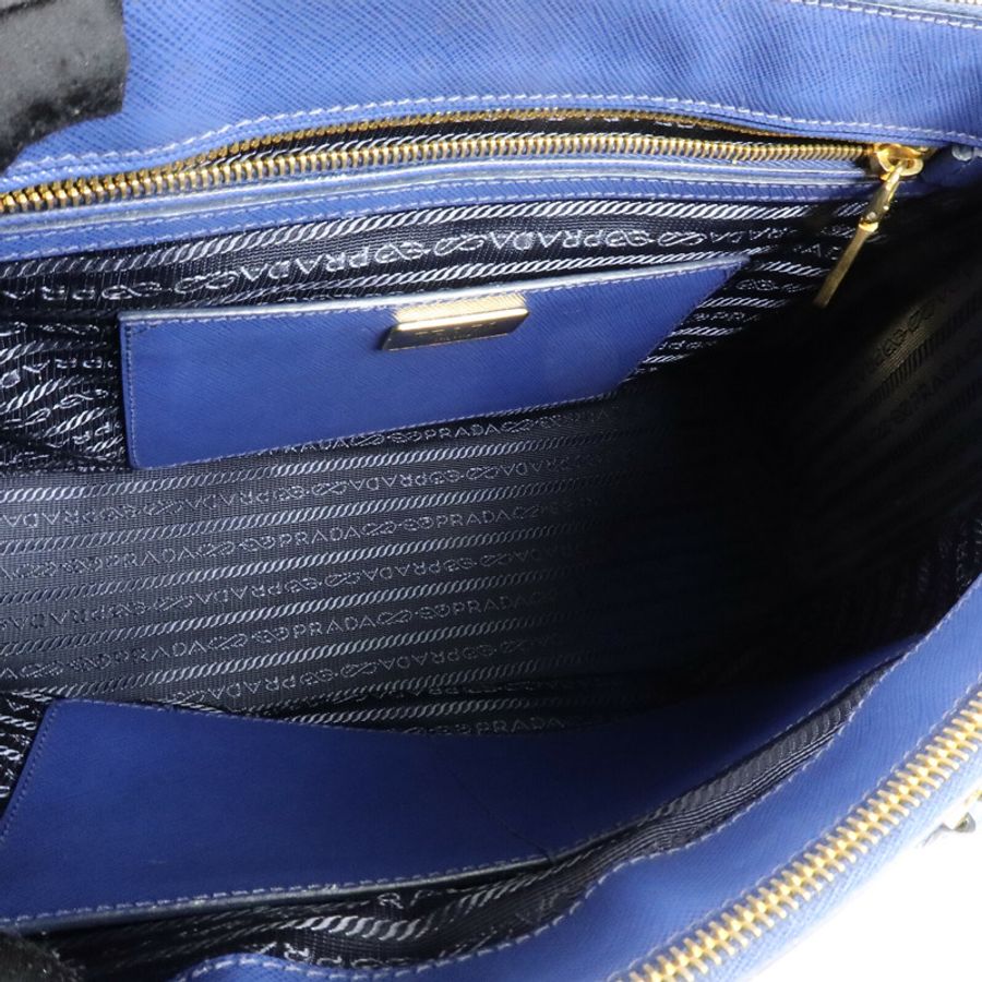 PRADA 牛皮皮革Galleria Bag手挽肩背兩用袋-4