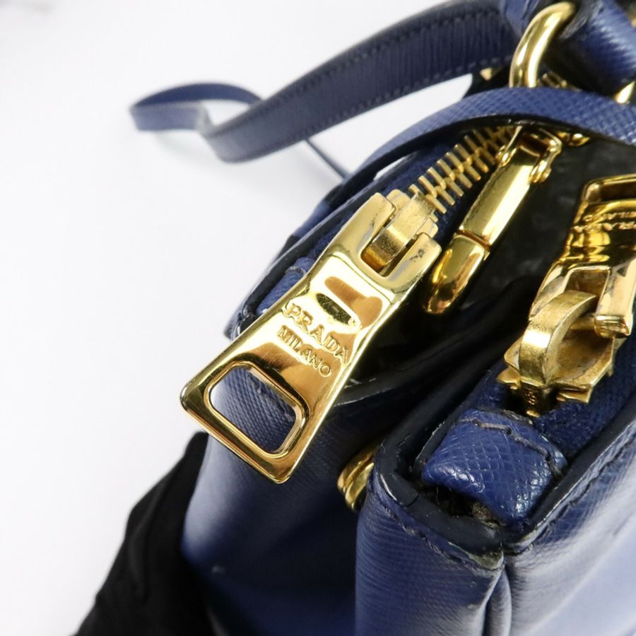 PRADA 牛皮皮革Galleria Bag手挽肩背兩用袋-6