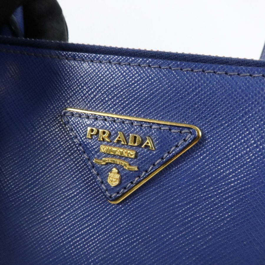PRADA 牛皮皮革Galleria Bag手挽肩背兩用袋-14