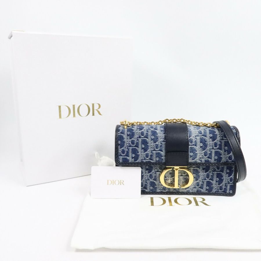Dior 帆布30 Montaigne East-West Bag with Chain鏈帶肩背袋-7