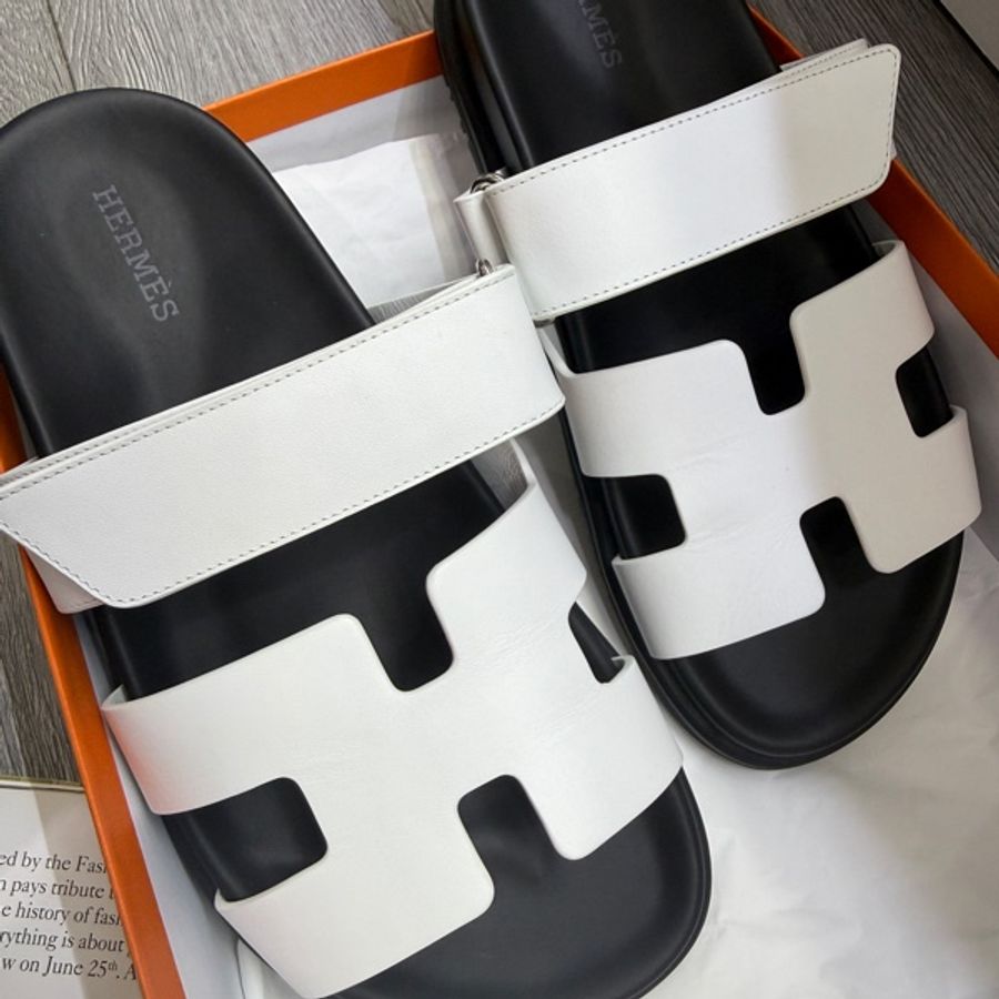 全新Hermes chypre sandal愛馬仕二舅鞋白色女鞋 36碼-7