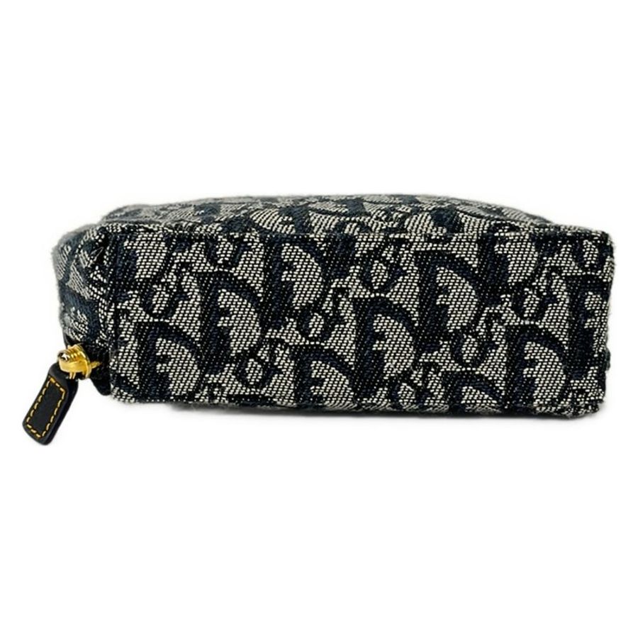 🛍️🎁 26 🔥7月新品【預訂】 💘Christian Dior 海軍藍老花 Logo 帆布手拿包 化妝包 Pouch 🔥 熱賣款 DIOR 腋下包平替-1