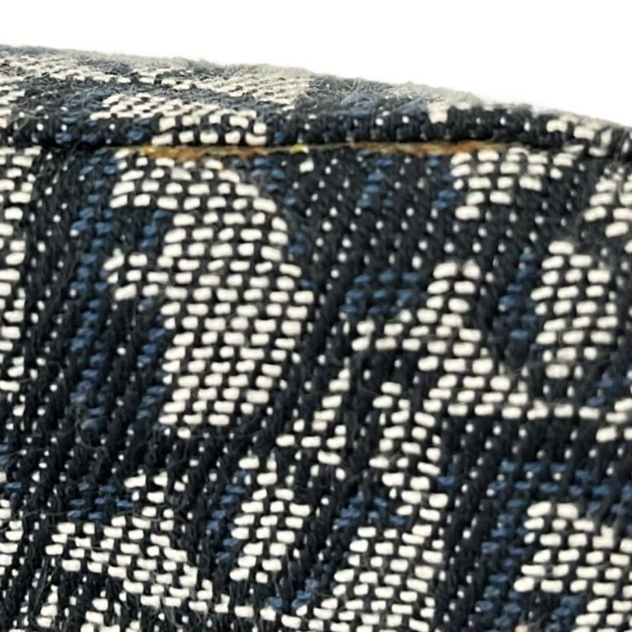 🛍️🎁 26 🔥7月新品【預訂】 💘Christian Dior 海軍藍老花 Logo 帆布手拿包 化妝包 Pouch 🔥 熱賣款 DIOR 腋下包平替-6