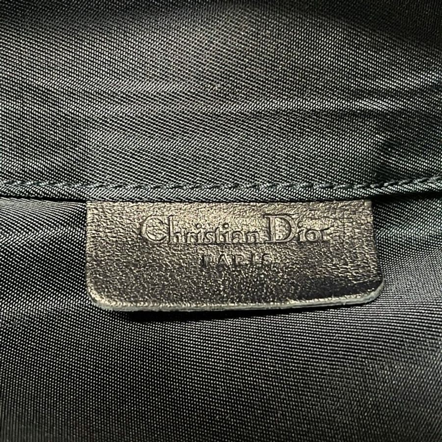 🛍️🎁 26 🔥7月新品【預訂】 💘Christian Dior 海軍藍老花 Logo 帆布手拿包 化妝包 Pouch 🔥 熱賣款 DIOR 腋下包平替-11
