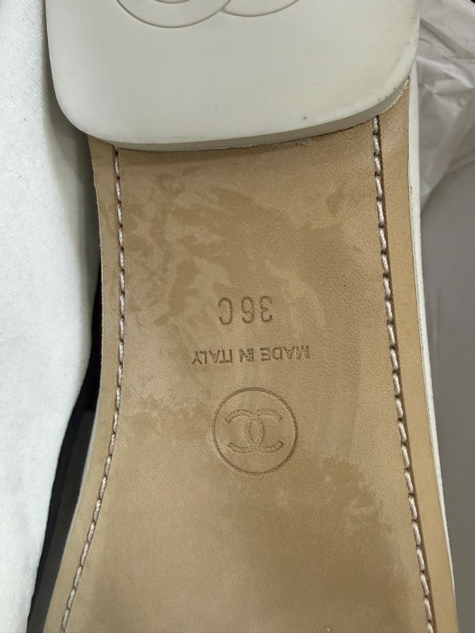 全新香奈兒chanel 平地鞋 芭蕾舞鞋絲絨熊貓配色瑪麗珍 size 36-6