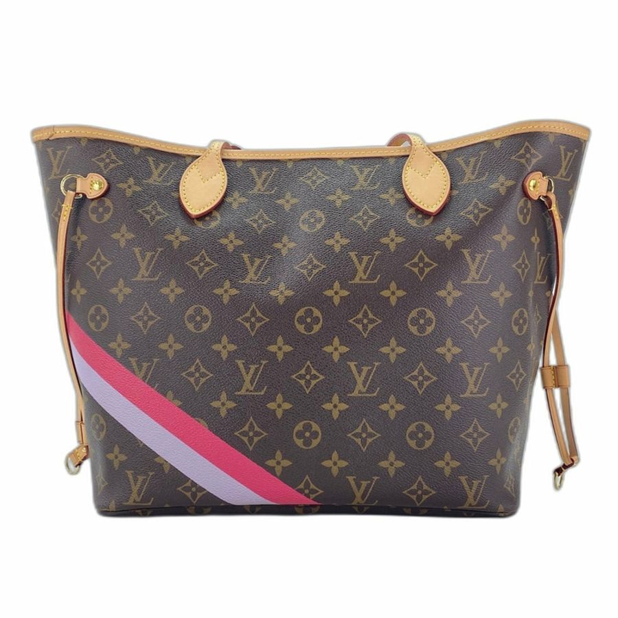 路易威登 LOUIS VUITTON Mon Monogram SP Order Neverfull MM 手提包 棕色-2