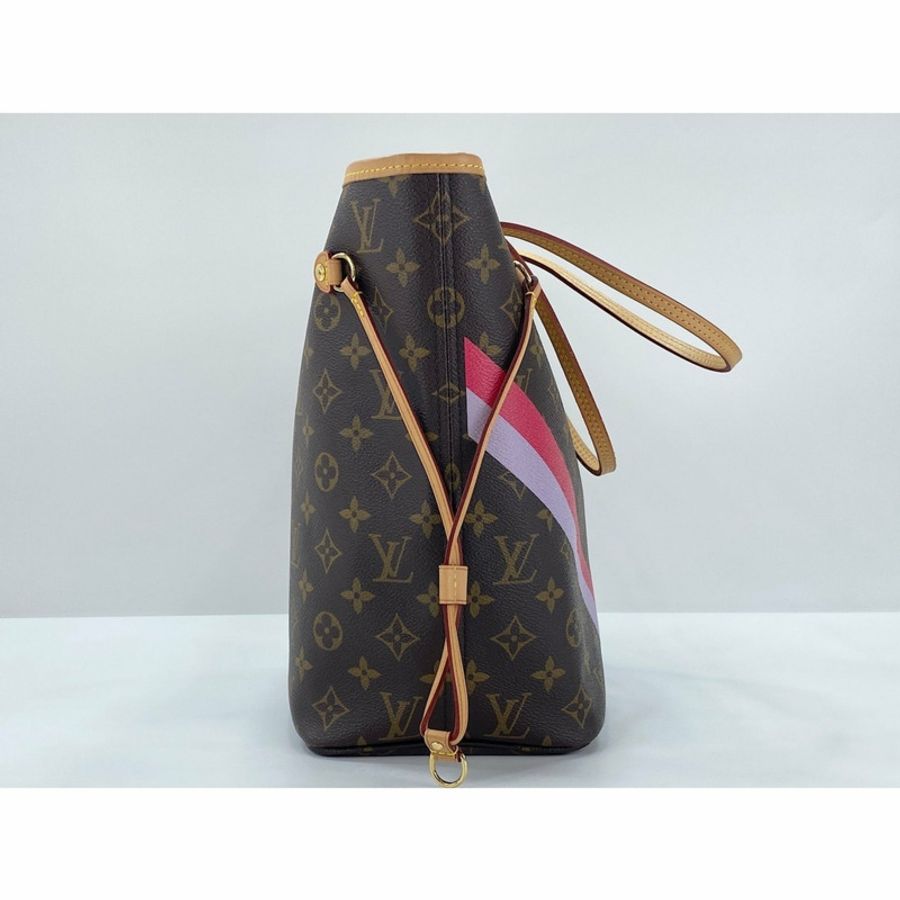 路易威登 LOUIS VUITTON Mon Monogram SP Order Neverfull MM 手提包 棕色-5