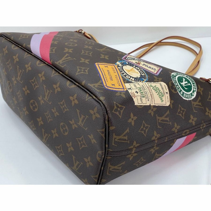 路易威登 LOUIS VUITTON Mon Monogram SP Order Neverfull MM 手提包 棕色-8