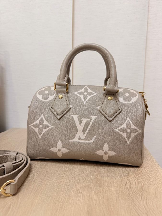 LV 灰speedy 20手提斜背-7