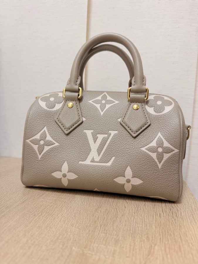 LV 灰speedy 20手提斜背-8