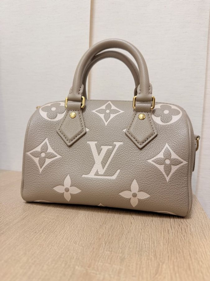 LV 灰speedy 20手提斜背-9
