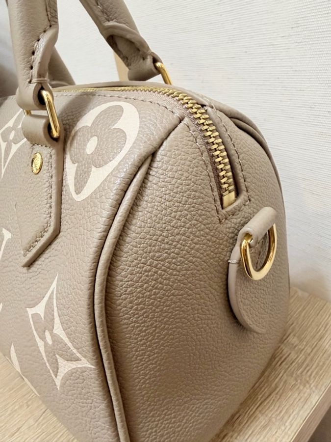 LV 灰speedy 20手提斜背-11