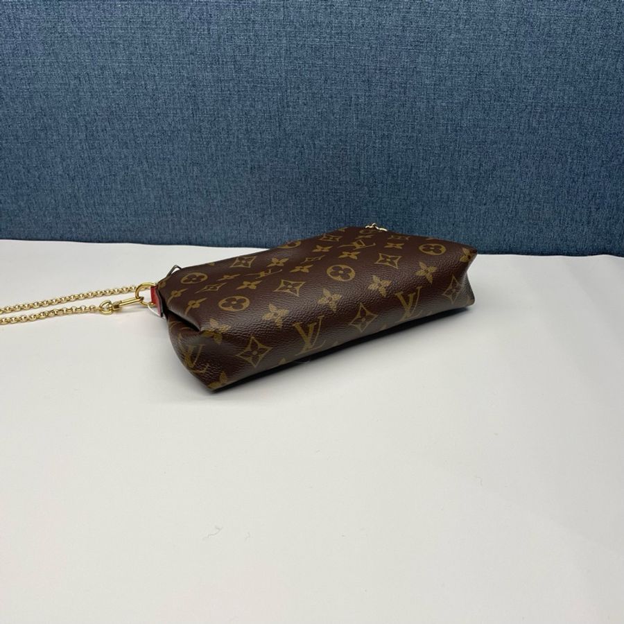 Louis Vuitton路易威登 老花Pallas Clutch腋下包 99新-4