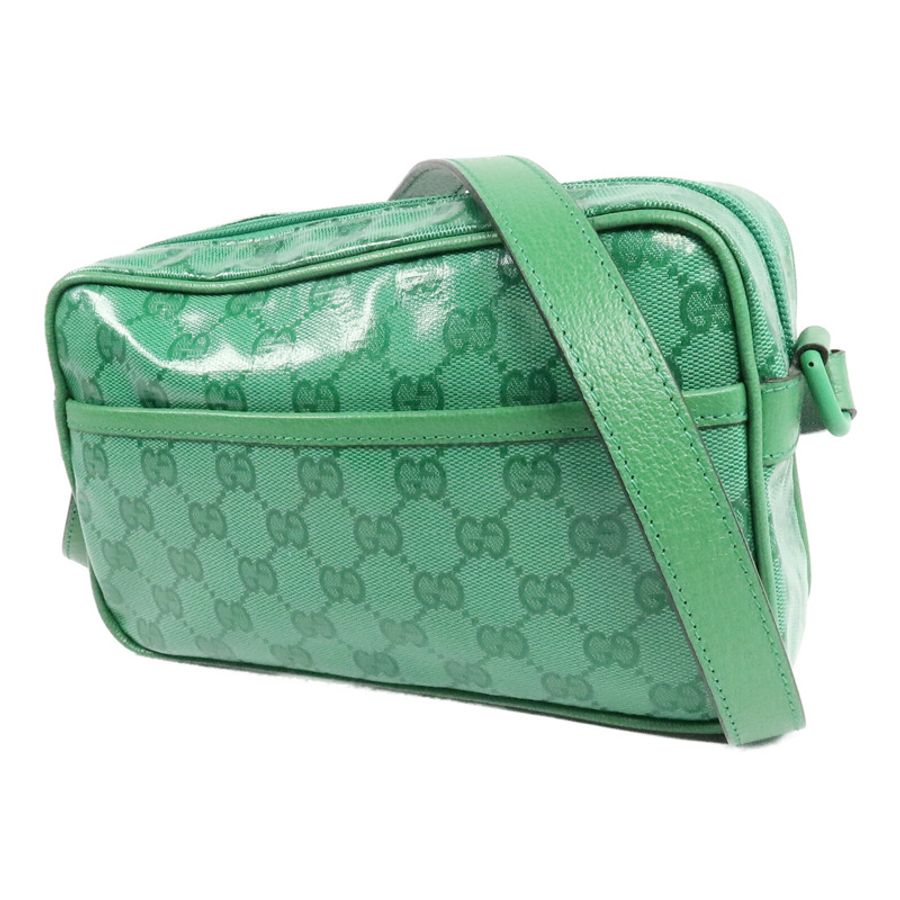 GUCCI 漆皮皮革GG Crystal Mini Shoulder Bag肩背袋-2