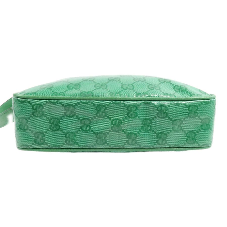 GUCCI 漆皮皮革GG Crystal Mini Shoulder Bag肩背袋-3
