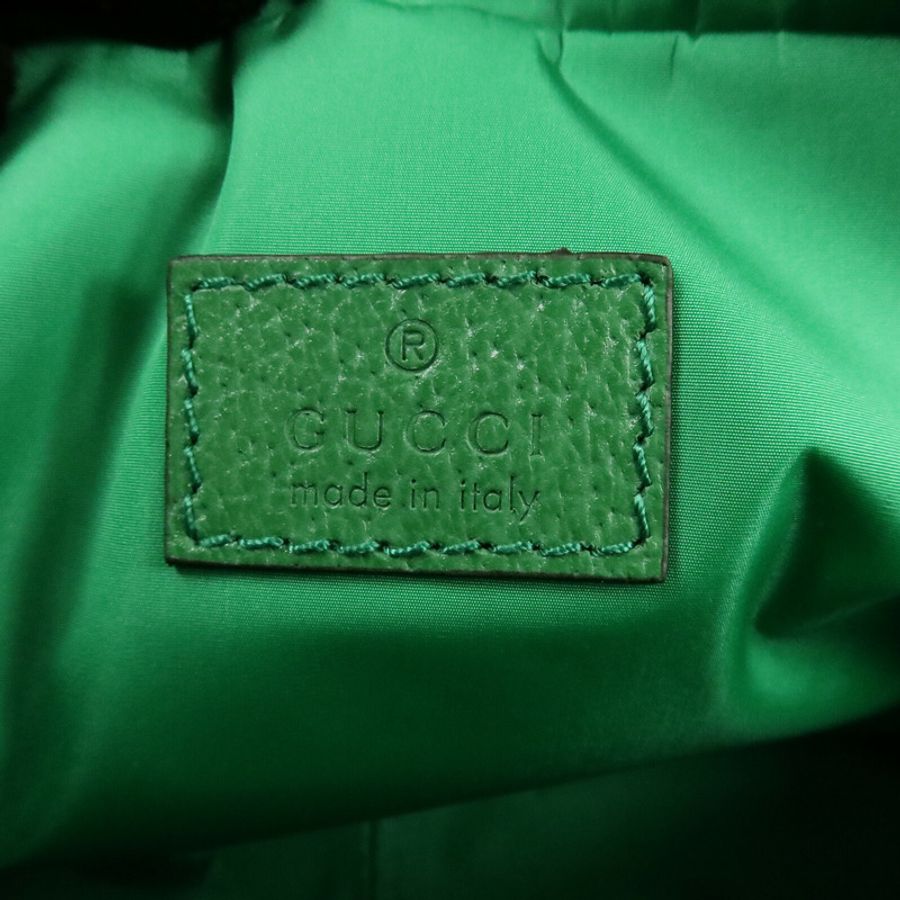GUCCI 漆皮皮革GG Crystal Mini Shoulder Bag肩背袋-5