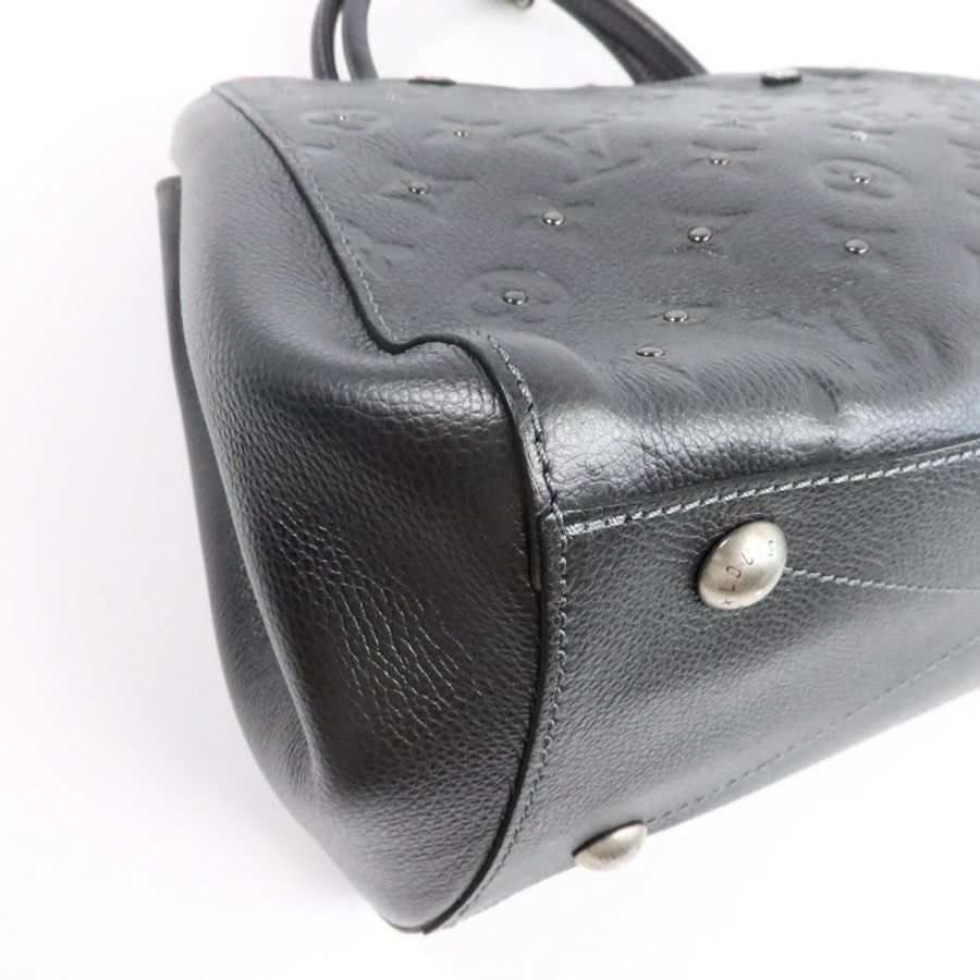 LOUIS VUITTON Monogram Empreinte Montaigne BB手挽肩背兩用袋-11