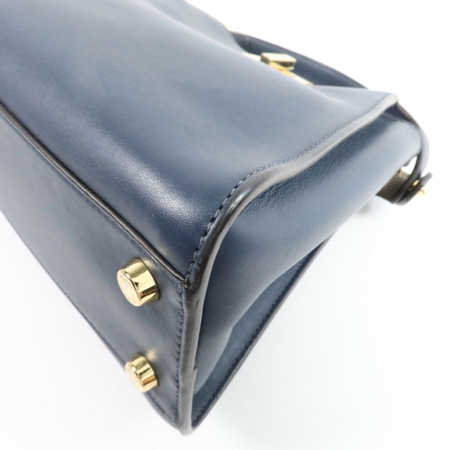 FENDI 牛皮皮革Peekaboo Iconic Essentially肩背袋-10