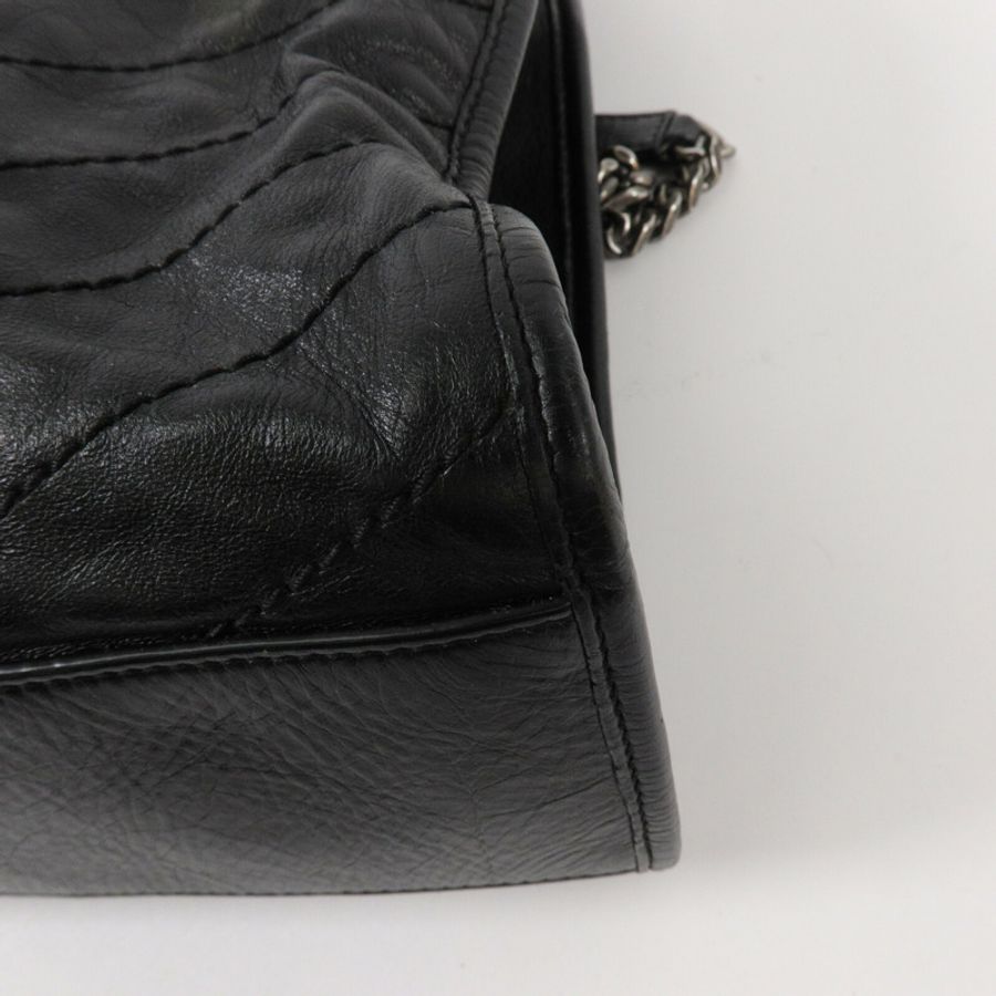 SAINT LAURENT 牛皮皮革Niki Shopping Bag肩背袋-11