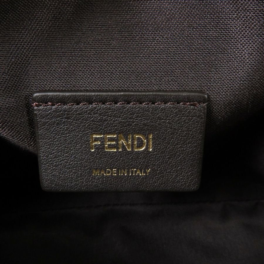 FENDI 牛皮皮革Pochette Camera Bag肩背袋-6