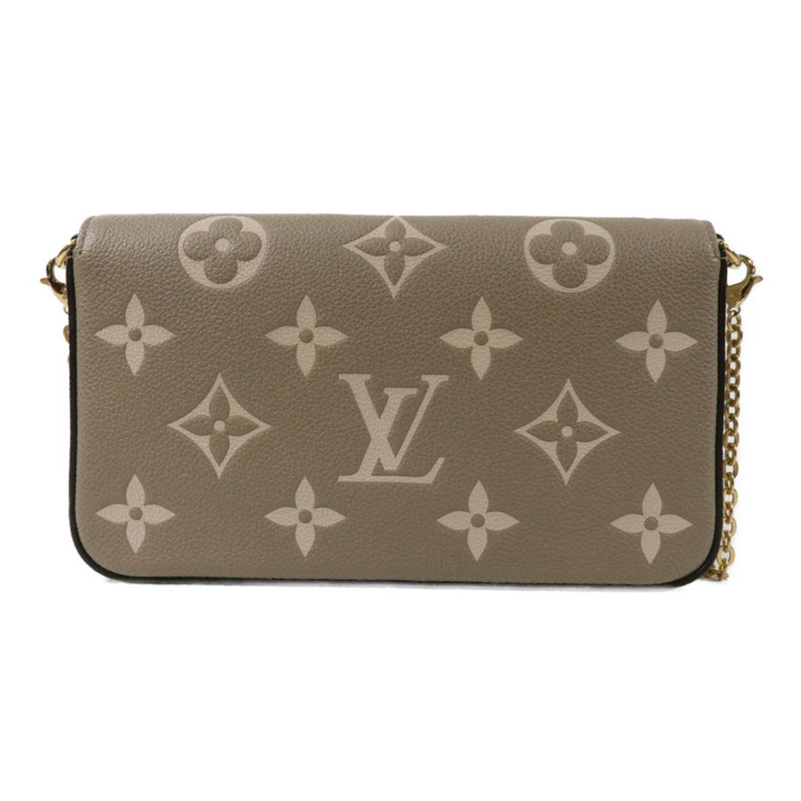 LOUIS VUITTON Monogram Empreinte Felicie Pochette鏈帶肩背袋-1