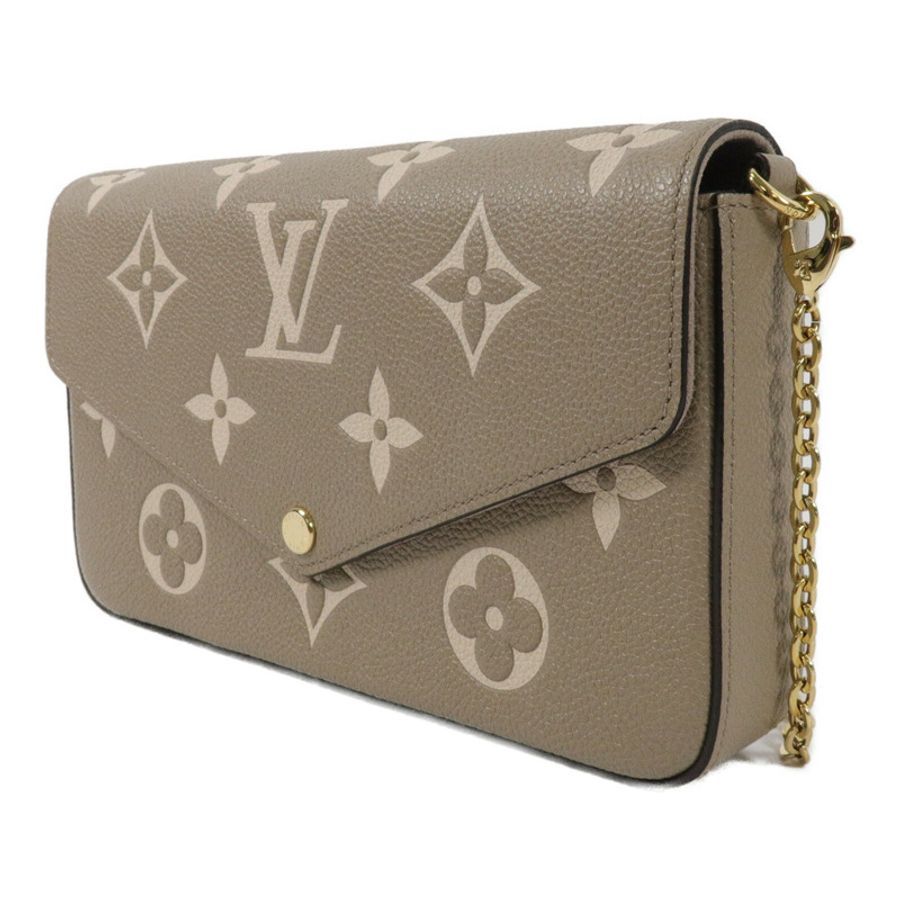 LOUIS VUITTON Monogram Empreinte Felicie Pochette鏈帶肩背袋-2