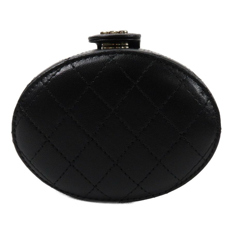 CHANEL 牛皮皮革Vanity Case鏈帶肩背袋-3