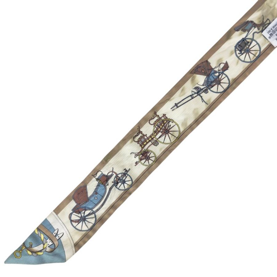 HERMES Les Voitures Nouvelles Twilly 新式座駕 幼絲巾-6