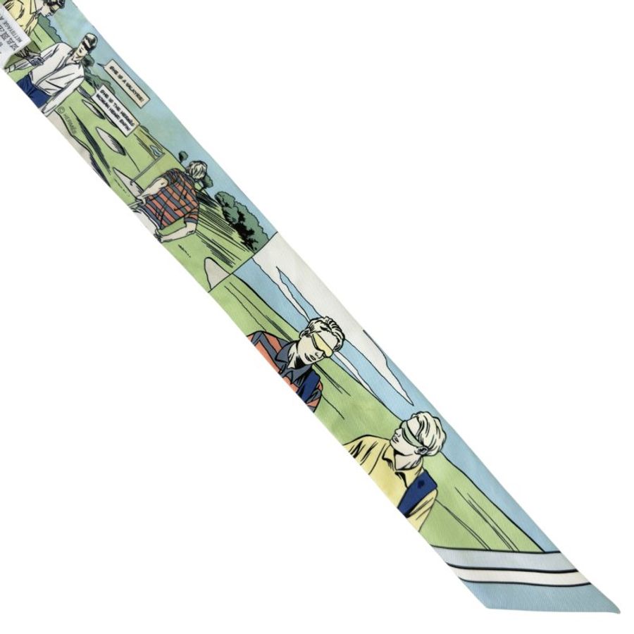 HERMES Wow! Twilly 幼絲巾-8