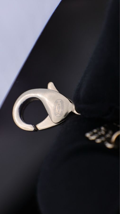 Chanel 18年粉色琉璃珍珠三层腰链-24