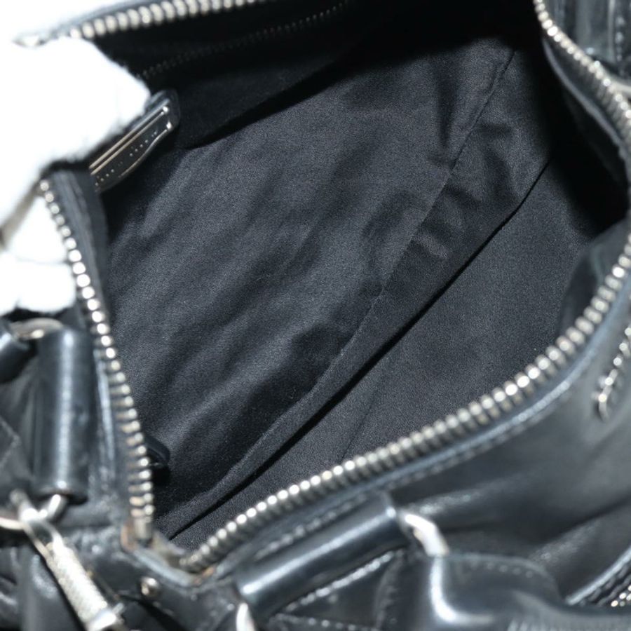 【日本直送】Miu Miu 手提包 皮革 兩用 黑色 銀色 正品 BA13790V-10