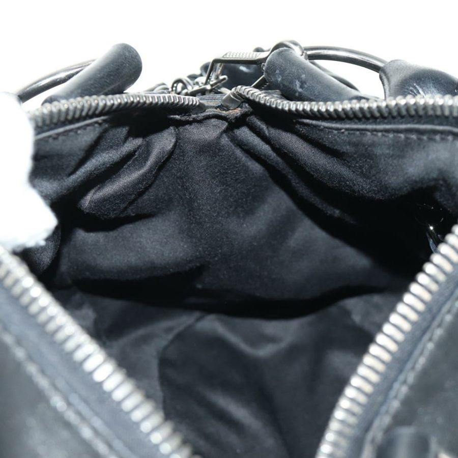【日本直送】Miu Miu 手提包 皮革 兩用 黑色 銀色 正品 BA13790V-23