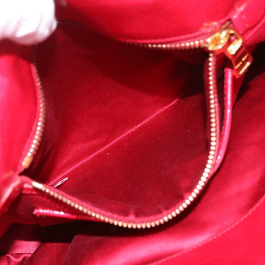 【日本直送】Miu Miu Matelasse 手提包 皮革 2way 紅金 正品 BA13893V-27