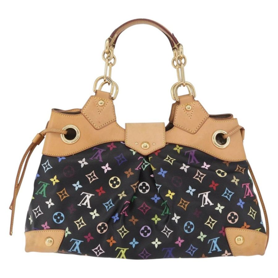 【日本直送】路易威登 Monogram Multicolor Ursula 手提包 黑色 M40124 LV Auth ka5202V-1