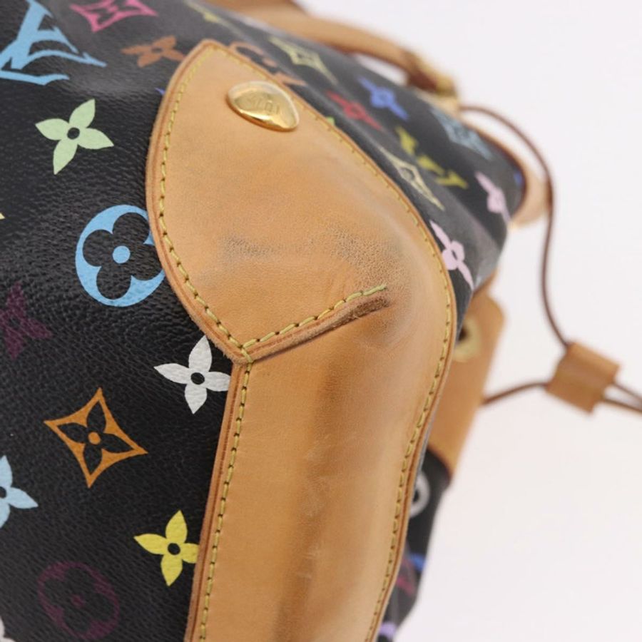【日本直送】路易威登 Monogram Multicolor Ursula 手提包 黑色 M40124 LV Auth ka5202V-14