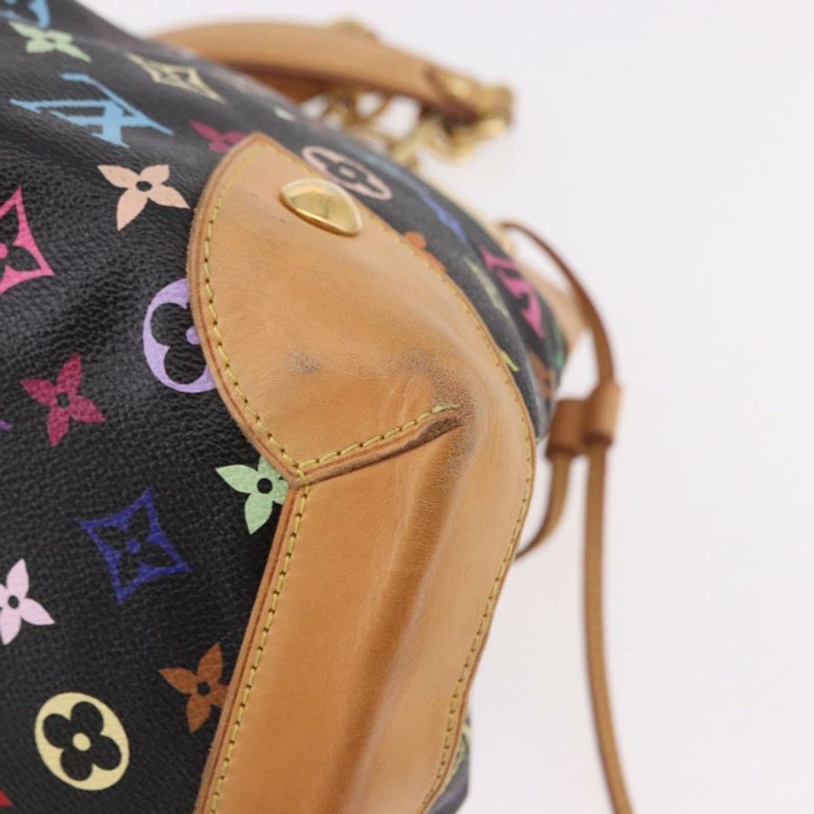【日本直送】路易威登 Monogram Multicolor Ursula 手提包 黑色 M40124 LV Auth ka5202V-16