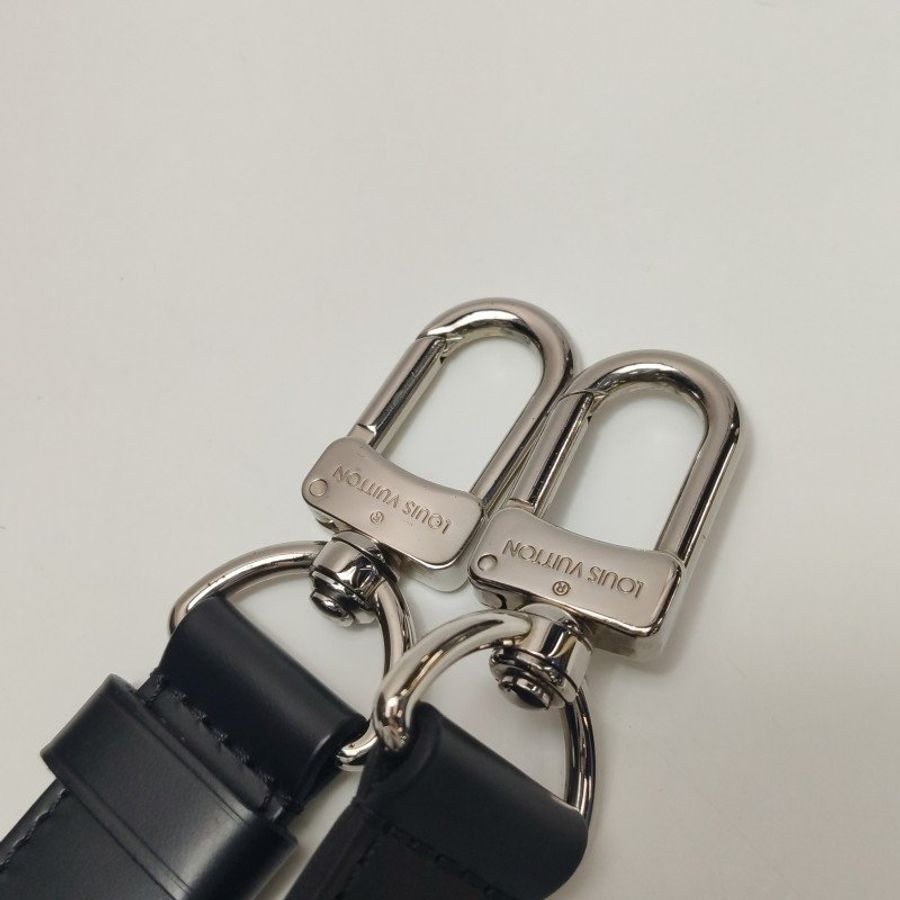 Louis Vuitton (LV) Keepall45牛皮Monogram印花加強飾帶圓筒包肩包行李箱包晶片款-15