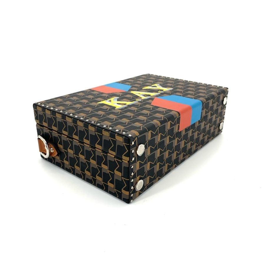 莫奈 moynat 99新經典老花硬箱盒子包-3