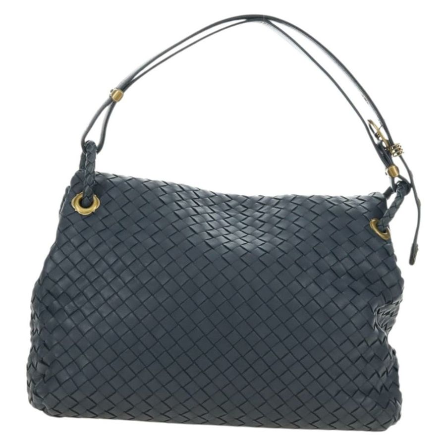 【日本直送】BOTTEGA VENETA INTRECCIATO 單肩包 皮革 海軍金 162117 正品 BA13806V-1