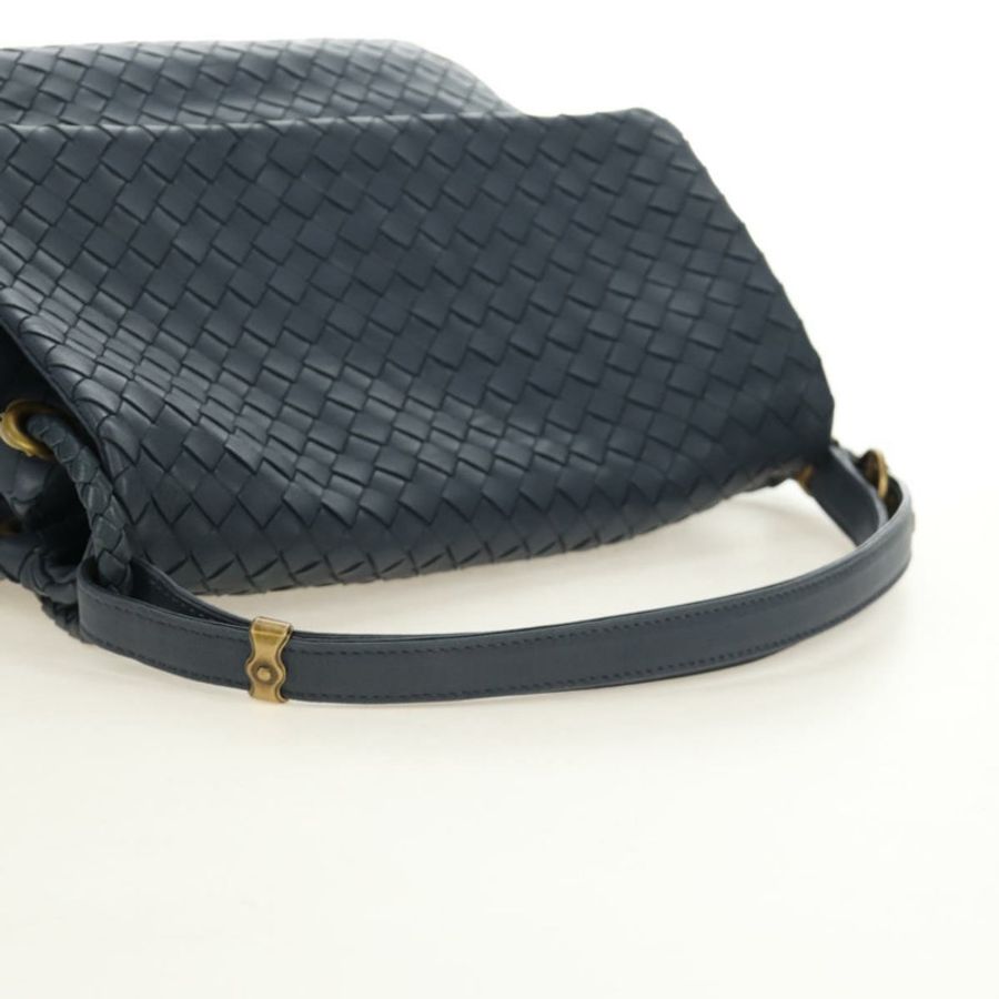 【日本直送】BOTTEGA VENETA INTRECCIATO 單肩包 皮革 海軍金 162117 正品 BA13806V-6