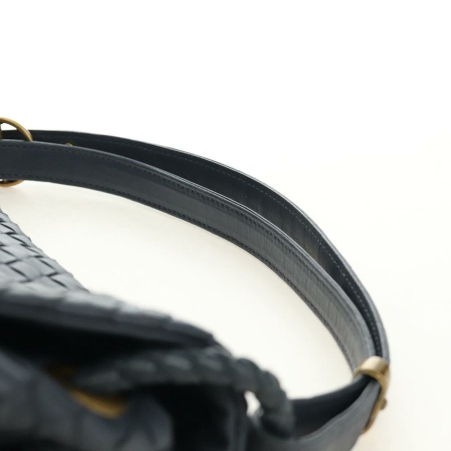【日本直送】BOTTEGA VENETA INTRECCIATO 單肩包 皮革 海軍金 162117 正品 BA13806V-13
