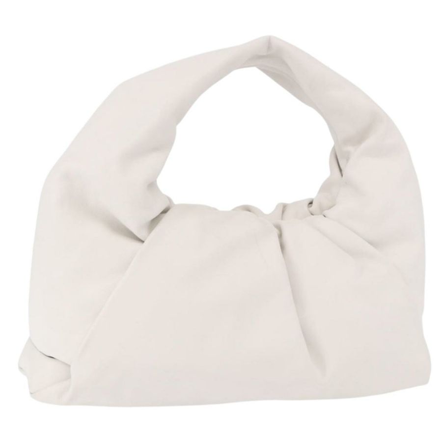【日本直送】BOTTEGA VENETA 白色銀色皮革肩背包 正品 BA13763M-0